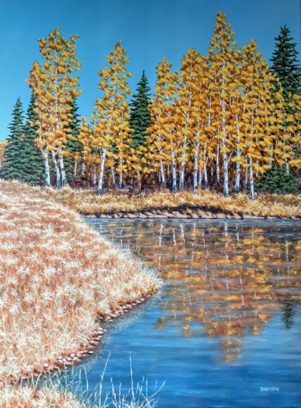 Image of art work “Fall Flair at Fish Creek”