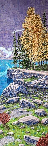 Image of art work “Fall Foliage at Floe Lake”