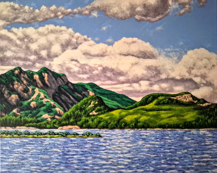 Image of art work &ldquo;Gorgeous Day on Ghost Lake&rdquo;