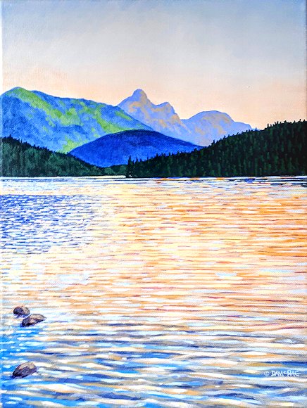 Image of art work “Jasper Sunset at Patricia Lake”