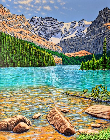 Image of art work &ldquo;Morning Light on Lake O