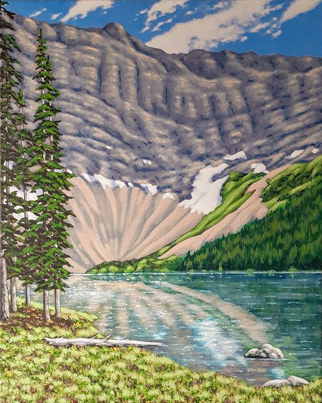 Image of art work “Rawson Lake Reflection”