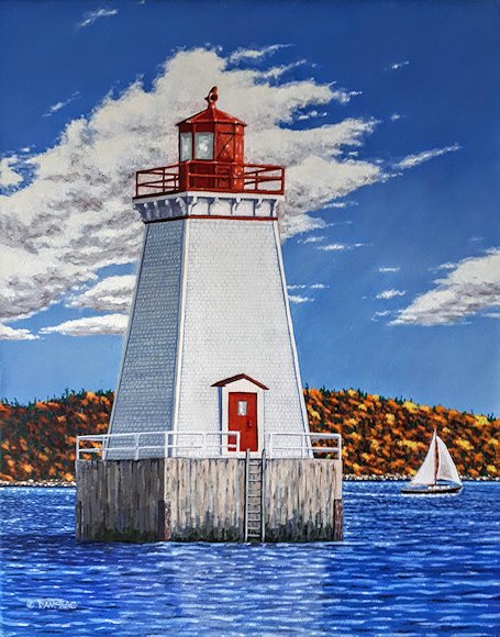 Image of art work “Sandy Point Lighthouse”