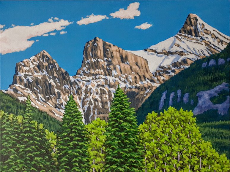 Image of art work “The Three Sisters in Spring”