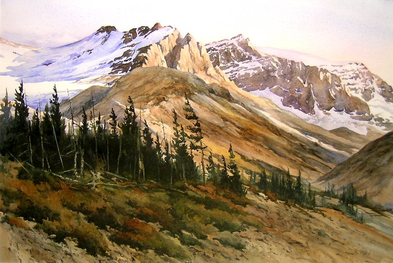 Image of art work “Mt Athabasca Icefields”