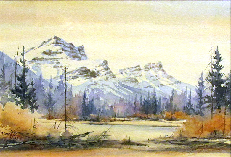 Image of art work “Mt. Rundle - Canmore”