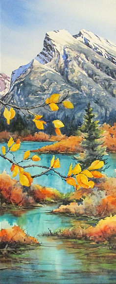 Image of art work “Mt. Rundle - Fall”