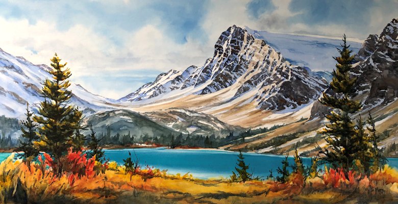 Image of art work “Bow Lake”