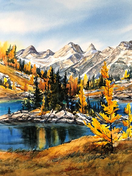 Image of art work “Rock Isle Lake, Sunshine Meadows”