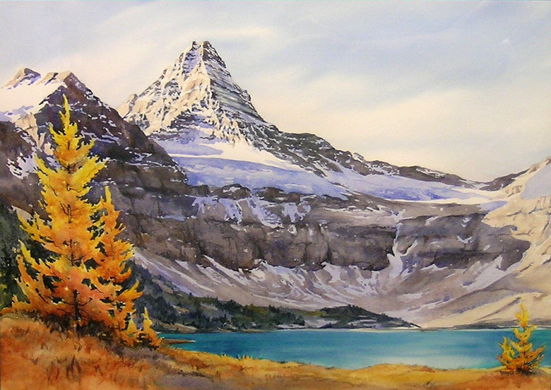 Image of art work “Mt. Assiniboine Fall”