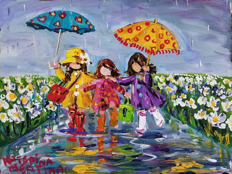 Image of art work “A Spring in Their Step”