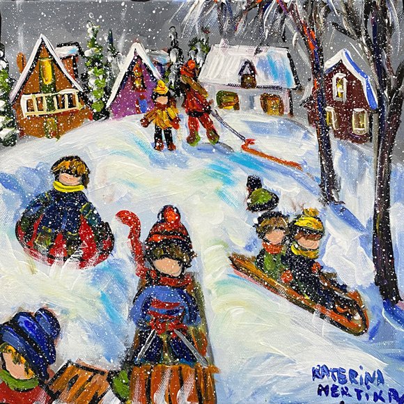 Image of art work “Best Hill to Sled On”