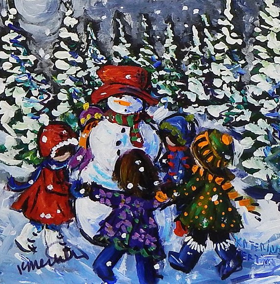 Image of art work “Dance Around the Snoman”