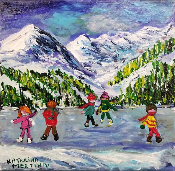 Image of art work “Heavenly Lake Louise”