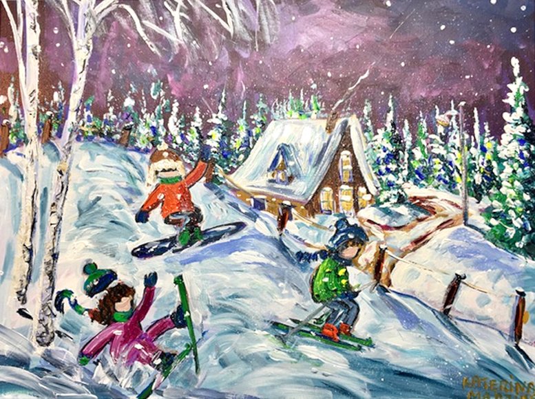 Image of art work “Ski Hills”