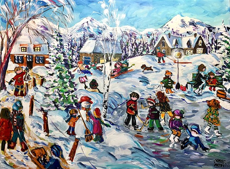 Image of art work “Colourful Winter”
