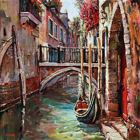Image of art work “Red Venice Door”