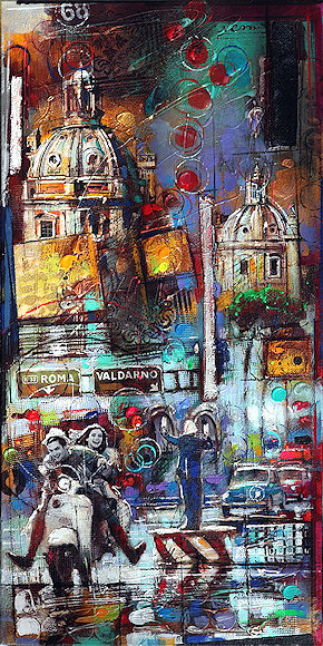 Image of art work “Roma at Night”