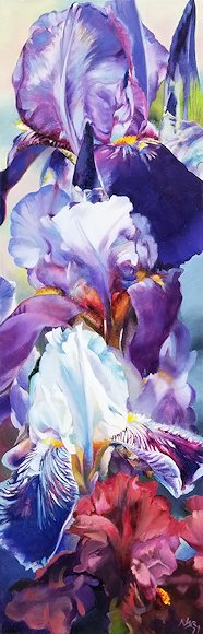 Image of art work “Iris in Purple”