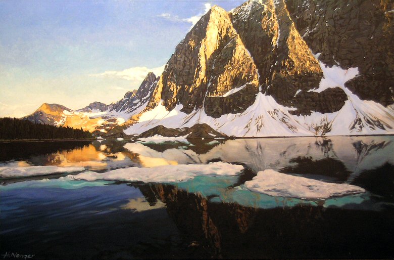 Image of art work “Lake at the Foot of Mt. Edith Cavell”
