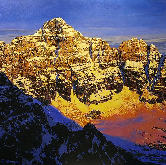Image of art work “Mt Hungabee W (Horseshoe Glacier)”