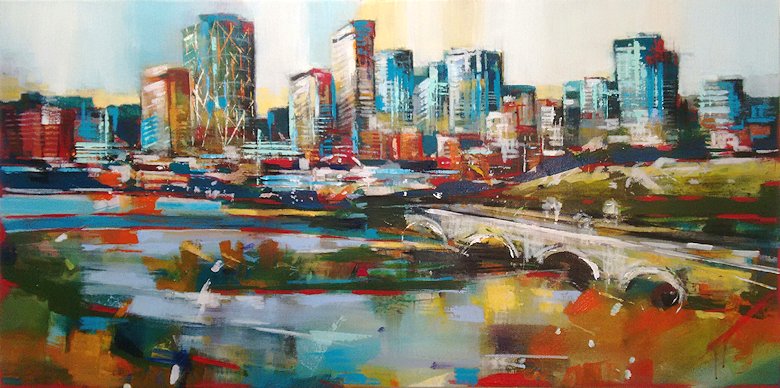Image of art work “Calgary Skyline”