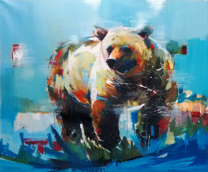 Image of art work “Grizzly From Jasper I”