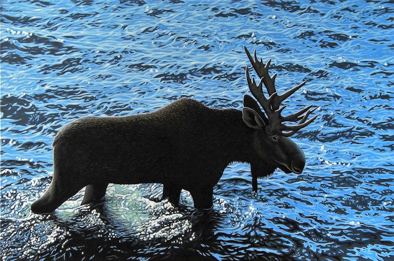 Image of art work &ldquo;Young Bull on the Move&rdquo;