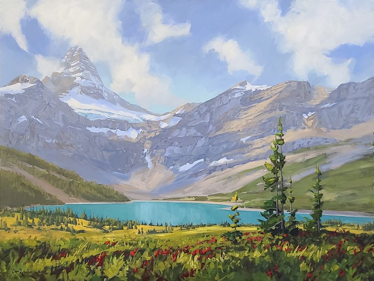 Image of art work &ldquo;Summer at Lake Magog&rdquo;