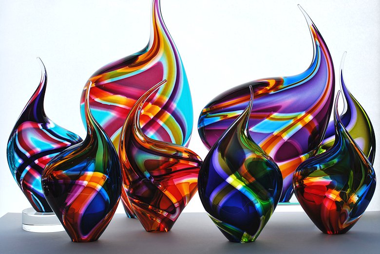 Image of art work “Incalmo Glass Sculptures”