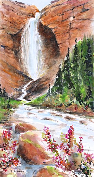 Image of art work “Takakkaw Falls”