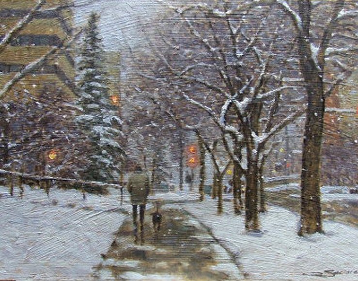 Image of art work “Snowy Day Calgary”