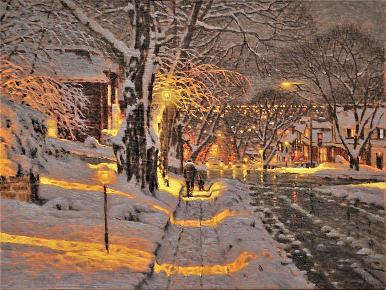Image of art work “Clarke et the Boulevard Westmount Montréal”