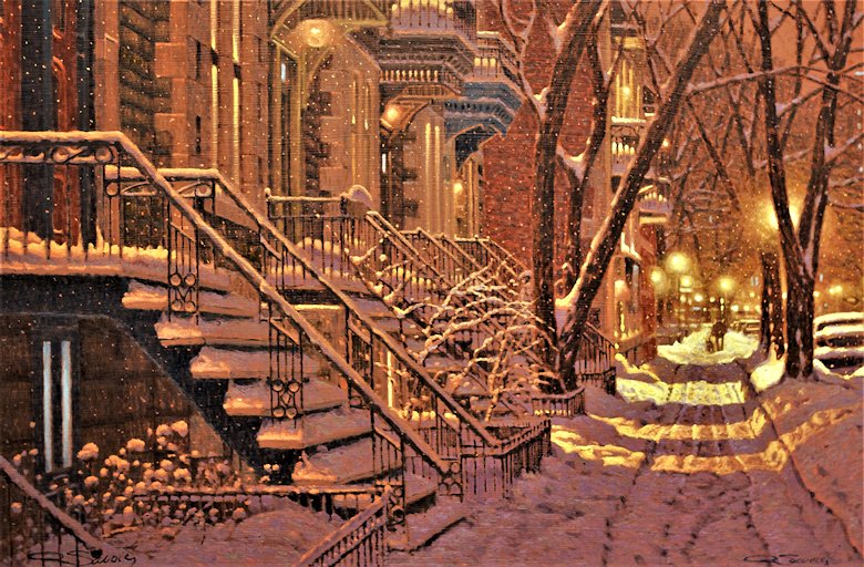 Image of art work “Rue laval, Plateau Mont-Royal Montréal”