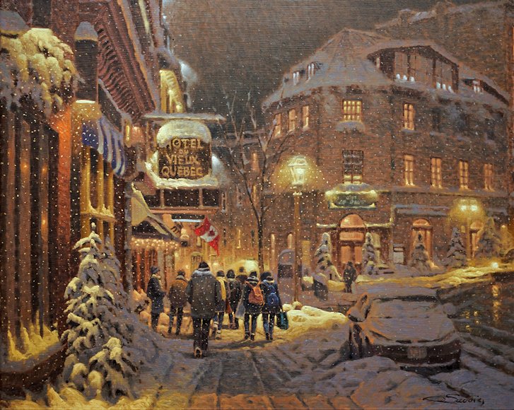 Image of art work “Rue Saint-Jean, Old Québec”