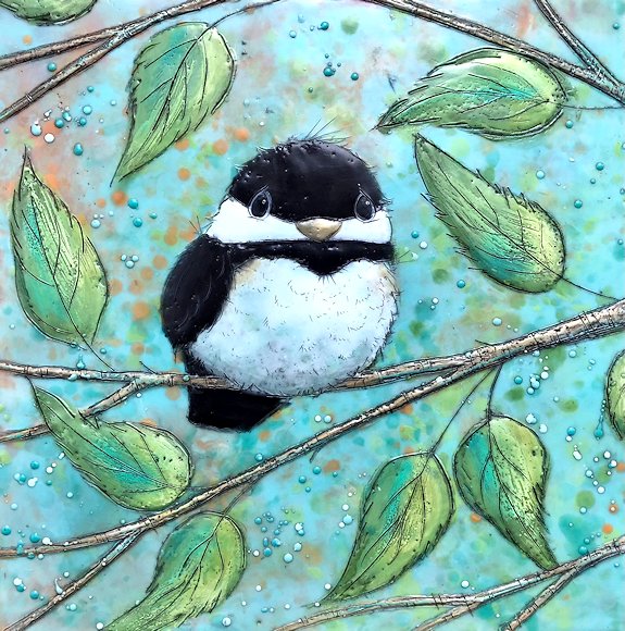 Image of art work “Chickadee-dee-dee 60”