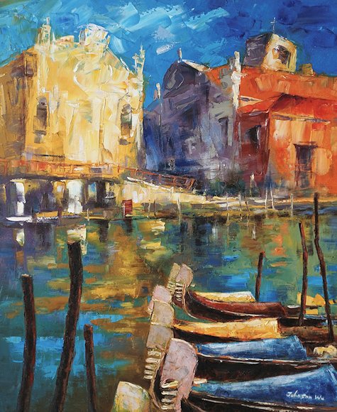 Image of art work “Colours of Spring in Venice I”