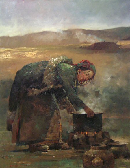 Image of art work “Morning Cook”