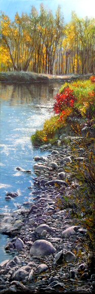 Image of art work “Blissful Day I (Fish Creek Park)”