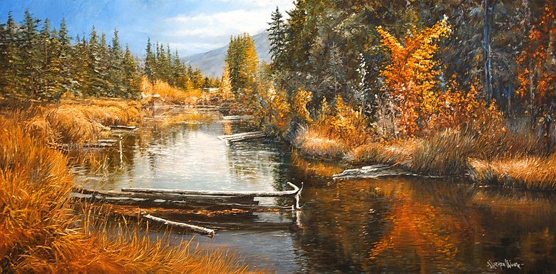 Image of art work “Dressed for Fall (Canmore)”