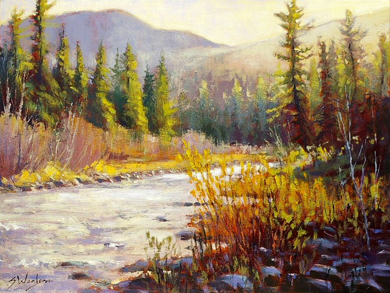 Image of art work “Castle River Morning”