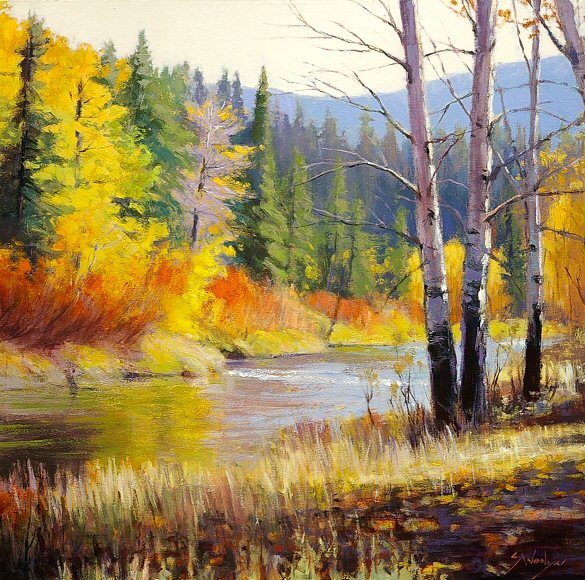 Image of art work “Dogwood in Fall”