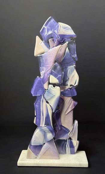 Image of art work “Purple twin TW25-02”