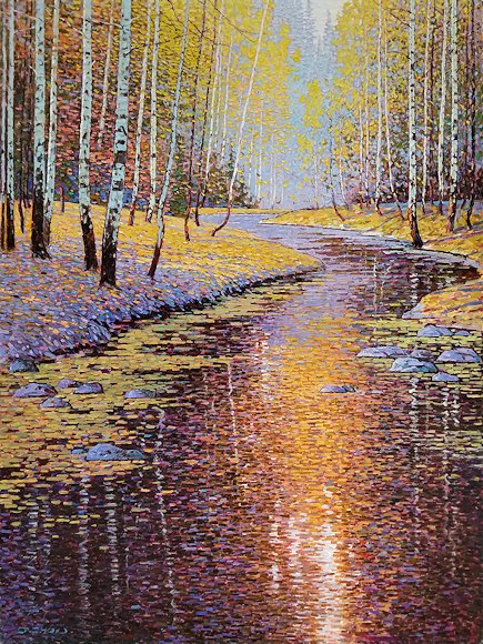 Image of art work “Creek in Autumn”