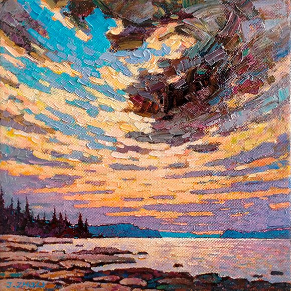 Image of art work “Sunset on the Bay”