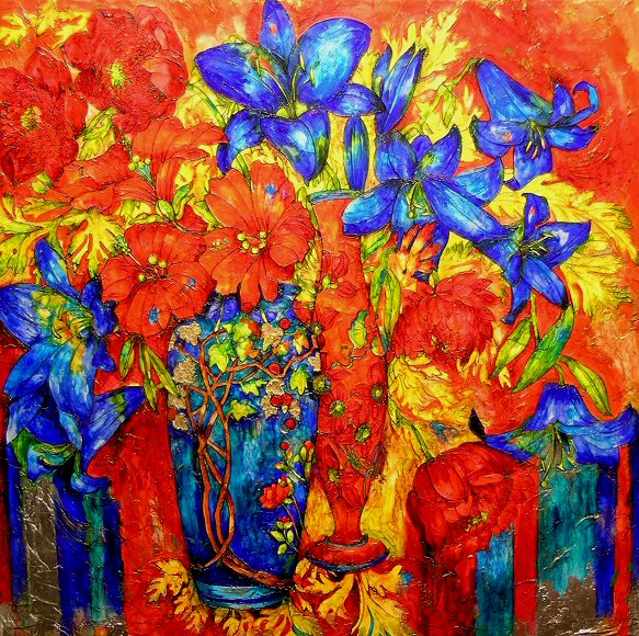 Image of art work “Big Blue Lily”