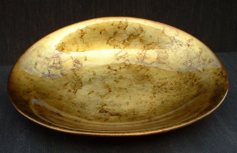 Image of art work “Gold Shell Platter”