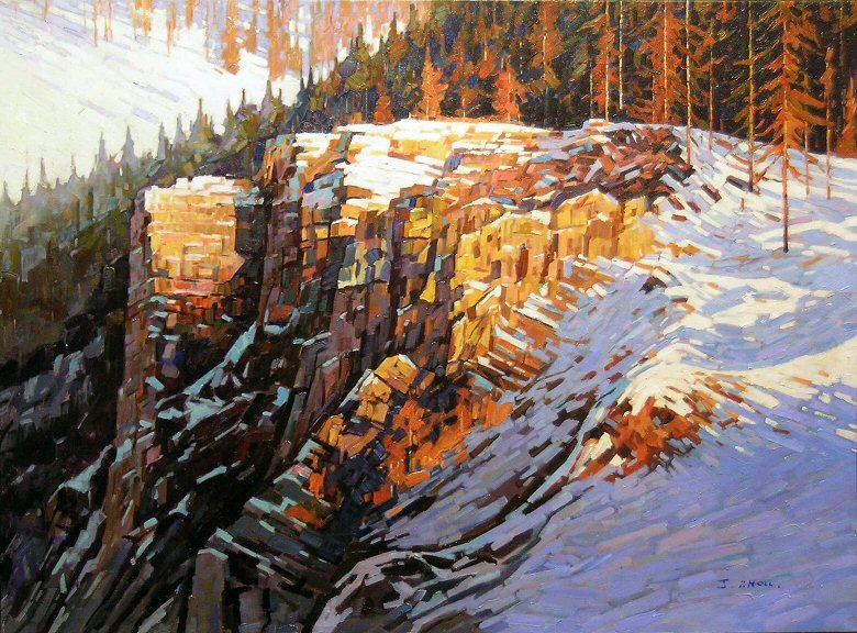 Image of art work “Snow on the Hill”