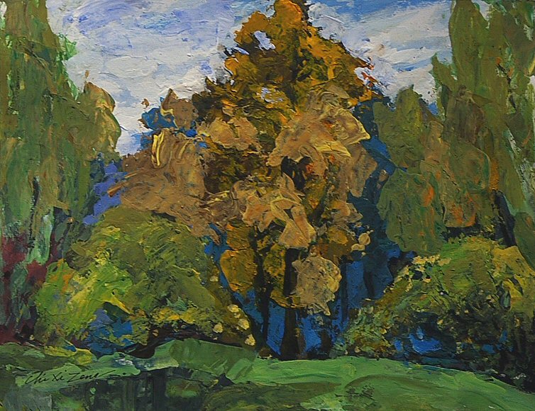 Image of art work &ldquo;Butchart Gardens in Autumn&rdquo;